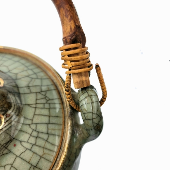 Somayaki Obori Japanese Teapot and Tumblers - Picture 8 of 8